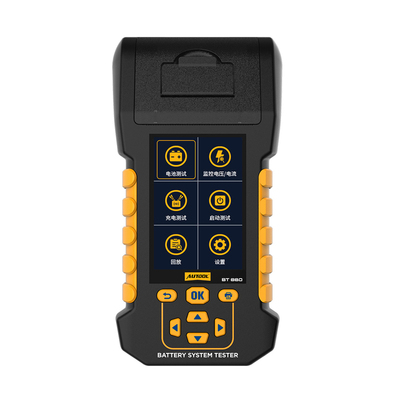 AUTOOL BT880铅酸蓄电池检测仪12/24V汽车电瓶寿命打印漏电监控