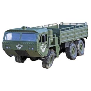 大号六驱越野车重型军事卡车模型可载重rc电动遥控车玩具皮卡车