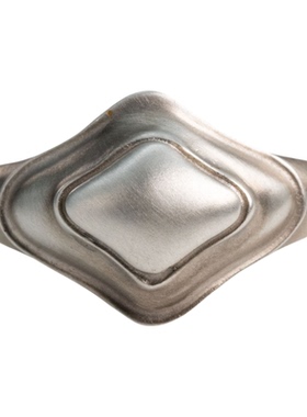 复古纯银菱形多层开口戒指厚重款