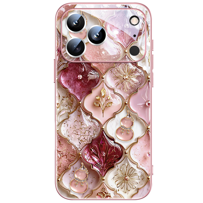 复古风适用iPhone17promax手机壳时尚潮流苹果16promax奢华女款15pro透感彩绘14镜头膜防摔13创意个性12薄pro