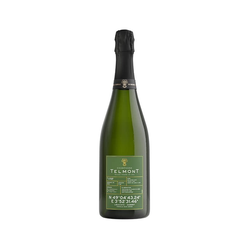 【天猫双11】TELMONT玳慕亚德里安单一田2012年份香槟750ml