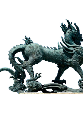 上古园林铸铜精雕宴玻璃钢材质