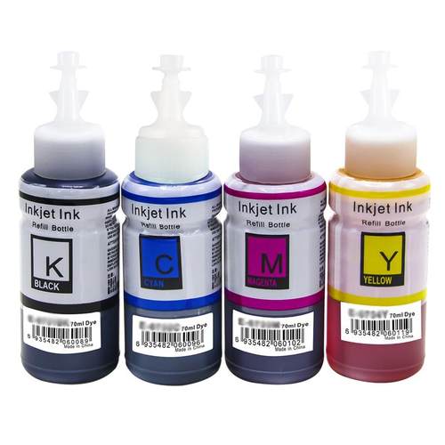 适用爱普生672墨水L380 L310 L360 L1300 L130 L351 L313 L383 L363 L565 L455 L485彩色打印机补充装非原装