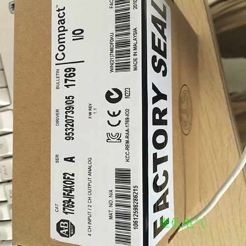 议价1769-IF4X0F2 全新 原装 rockwell AB CompactLogix 1769IF4X