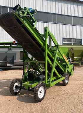 养殖场小型电动扒草机青储池牧草上料机图片 4米青贮取料机尺寸