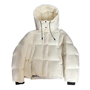 自发热石墨烯 可溯源95白鸭绒泡芙羽绒服加厚短款面包服外套女冬
