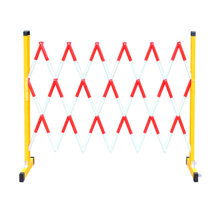 玻璃钢伸缩围栏电力警示施工围栏可移动护栏警戒隔离安全防护护栏