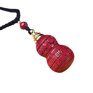 知涵可打开装朱砂葫芦吊坠紫金砂百福葫芦手机挂件新款钥匙扣