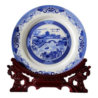 陶瓷中式客厅书房新中式摆盘釉中