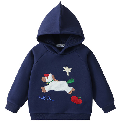 MQDmini儿童秋冬加绒卫衣