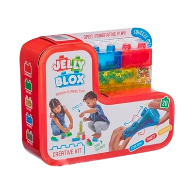 太赞JELLY BLOX 创意拉扯解压软积木拉伸手办玩具 美国正品 儿童