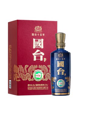 国台十五年53度500ml*1高端酱香型白酒大曲坤沙官方旗舰店正品