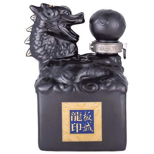 板城烧锅酒 39度盛世龙印浓香型纯粮食白酒500ml盒装河北承德特产