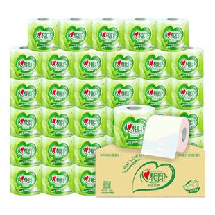 心相印卷筒纸卫生间纸家用卫生纸圈纸卷子纸相印厕纸家庭装整箱