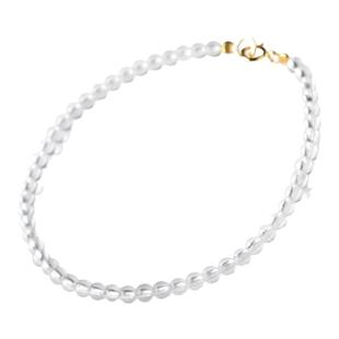 白水晶手链女东海玛瑙玉髓极细南红紫水晶石榴石散珠子海蓝宝手串