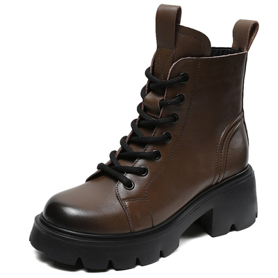 马丁靴绒橡胶发泡马丁靴厚底靴子