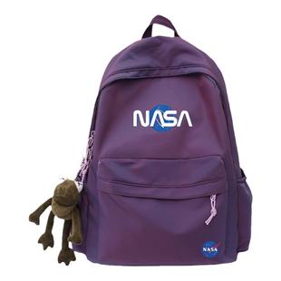 NASA美国潮牌联名双肩包女情侣学生书包男轻便旅行大容量电脑背包