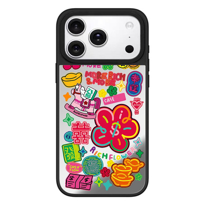 有钱花Rich Flower第二弹适用于苹果17 16Pro Max手机壳iPhone12 13 14 15Pro/plus磁吸防摔保护壳套