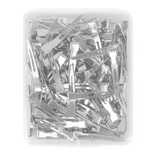 钢夹烫夹子美发鸭嘴发夹男士纹理烫发理发店化妆师钢夹分区定位夹