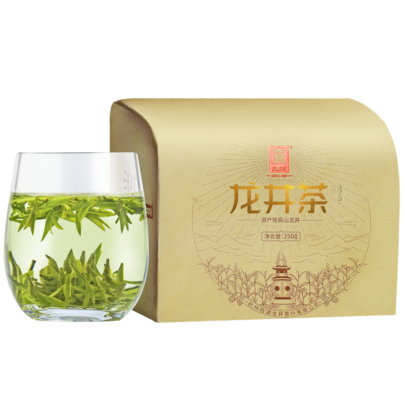 贡牌 2024新茶上市官方正宗明前特级头采龙井茶叶250g 高山绿茶