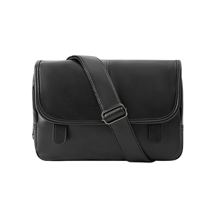 觅旧潮牌单肩斜挎包男大容量复古邮差包男士背包通勤皮质包包6289