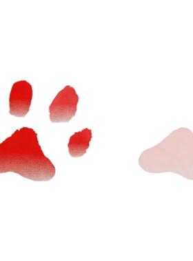 猫咪温变纹身贴·全是猫爪体温变色可爱爱心温度变色身体彩绘贴纸