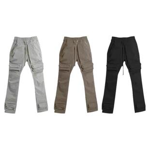 Grailz 做旧水洗飞行员直筒机能多口袋高街vibe风工装裤韩国潮牌