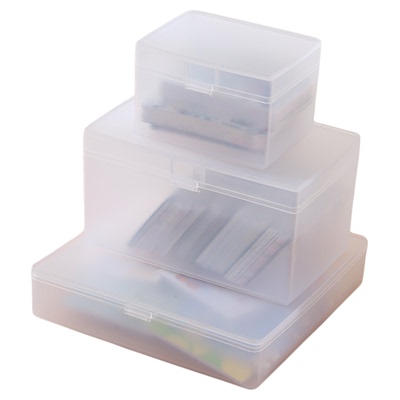卡片收纳盒透明桌面小物件