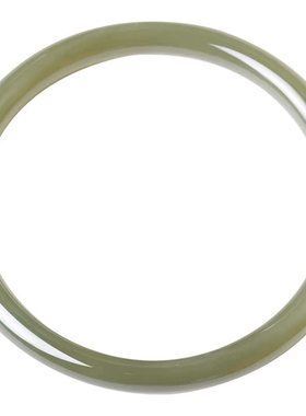 凤飞凰和田玉湖水绿冰透手镯