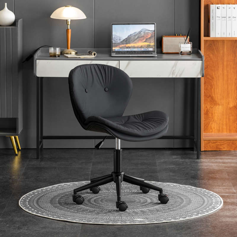 小转椅猫抓皮椅子升降电脑椅小巧家用靠背学生椅小型舒适办公座椅