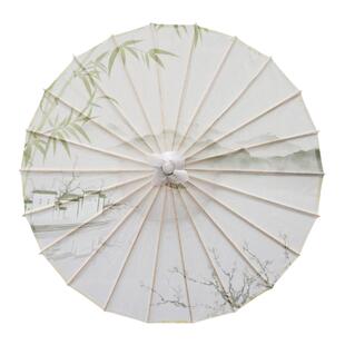 儿童古风油纸伞旅游拍照汉服旗袍淡雅中国风吊顶装饰道具小红书伞