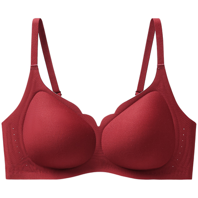 红色内衣聚拢2025年新款