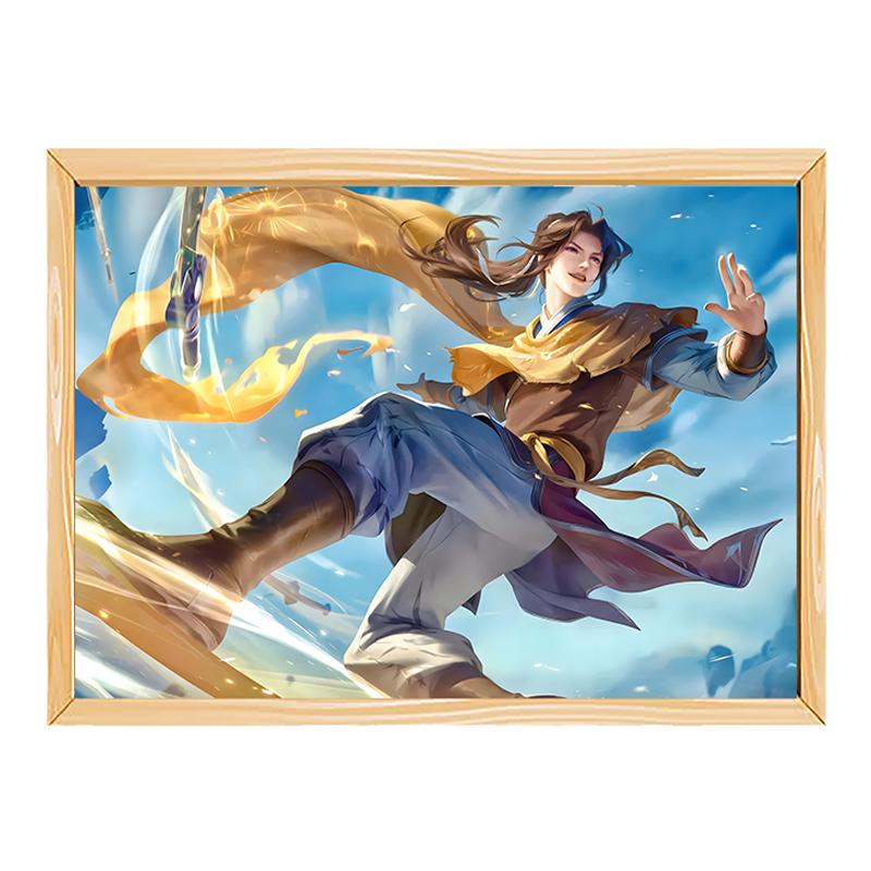 王者荣耀手办灯光画李信周边一念神魔马超吕布纪念盲盒摆件礼物