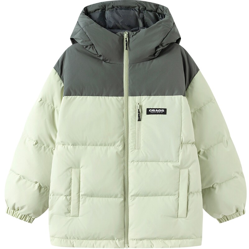 巴拉巴拉童装儿童羽绒服男童冬装保暖时尚外套红色拜年服户外保暖