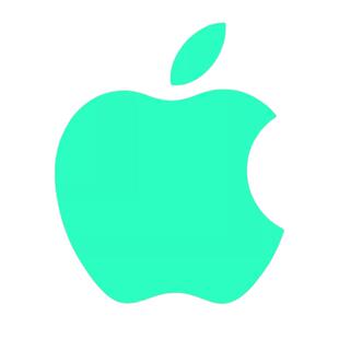 适用苹果手机logo小贴纸iPhone荧光创意个性防刮碳纤维小清新彩色软膜金属LOGO磨砂新潮夜光标签后壳定制贴标