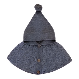 Little家现货 Dua perla FW25新款女童日常保暖多色羊毛披风斗篷