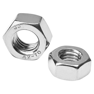 316/304不锈钢六角螺母GB/T6170螺帽螺丝帽螺栓大全 M5M6M8M10M12