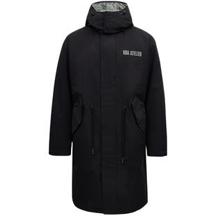 NBA ATELIER男士秋冬装中长款保暖羽绒服可拆卸内胆休闲夹克外套