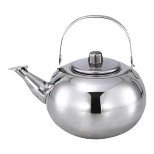 304不锈钢商用餐厅酒店茶壶餐馆食堂带滤网烧茶水壶饭店用泡茶壶