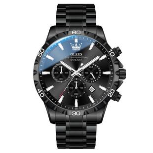 官方正品欧利时男士手表男款2025新款黑武士潮流多功能石英腕表