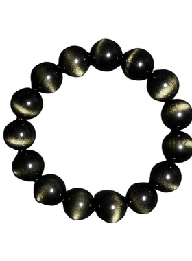 天然一线天金曜石手链通用