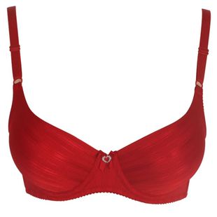 经典款 华宝莉 有钢圈 简单两排扣A杯 小胸 无痕中厚杯女文胸8039