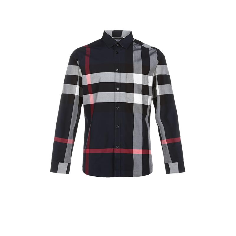 BURBERRY博柏利男款长袖衬衫