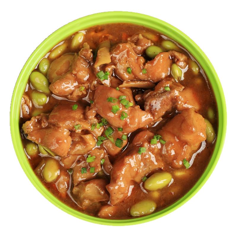 毛豆烧鸡220g外卖料理包商用批发