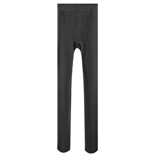 小辣代言菇娘家灰色打底裤格雷系保暖连裤袜女秋冬季加绒2024新款