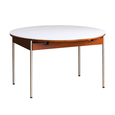 小万折叠圆桌伸缩餐桌小户型饭桌