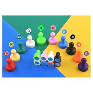 强磁图钉强力毛毡磁铁固定器吸铁石圆形白黑板磁吸扣教学办公磁钉