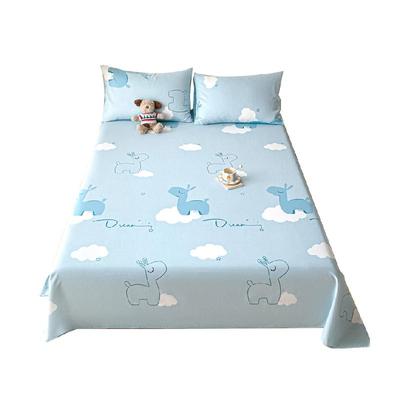 洁丽雅卡通纯棉100全棉床单