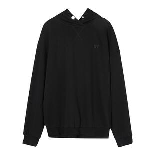 回力连帽卫衣男春秋款黑色重磅美式帽衫宽松休闲加绒秋冬男士外套