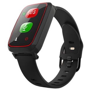 老人远程一键呼叫器呼救定位手环报警器打电话拨号手机表紧急求救